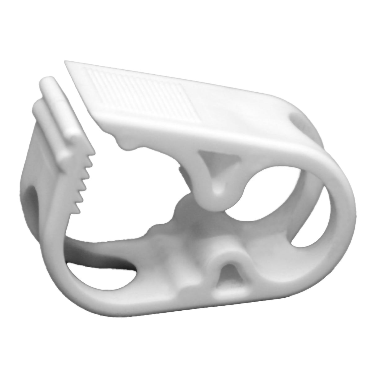 Tube Clamp Urocare® 3/4 X 1 X 1-1/2 Inch, NonSterile, White - BeHope