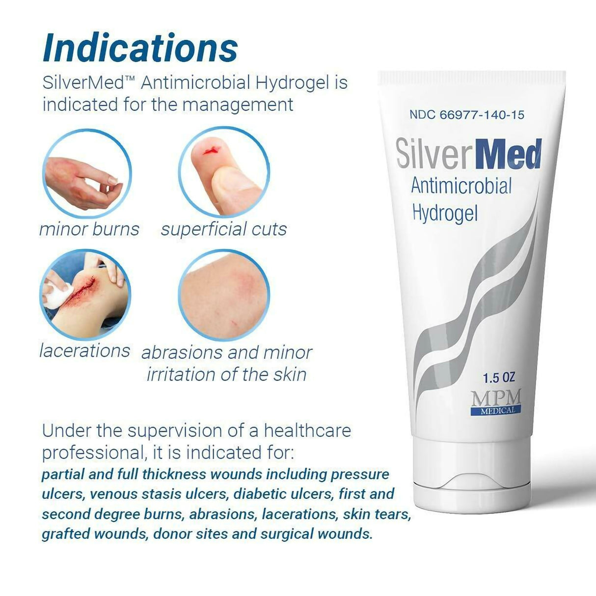 Silver Wound Gel SilverMed™ NonSterile - BeHope