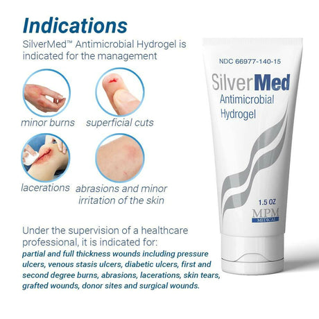 Silver Wound Gel SilverMed™ NonSterile - BeHope