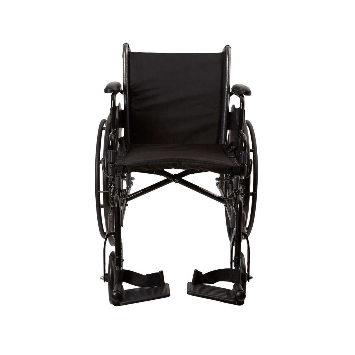 Wheelchair McKesson Lightweight Dual Axle Flip Back Desk Arms Swing Away Footrests - BeHope