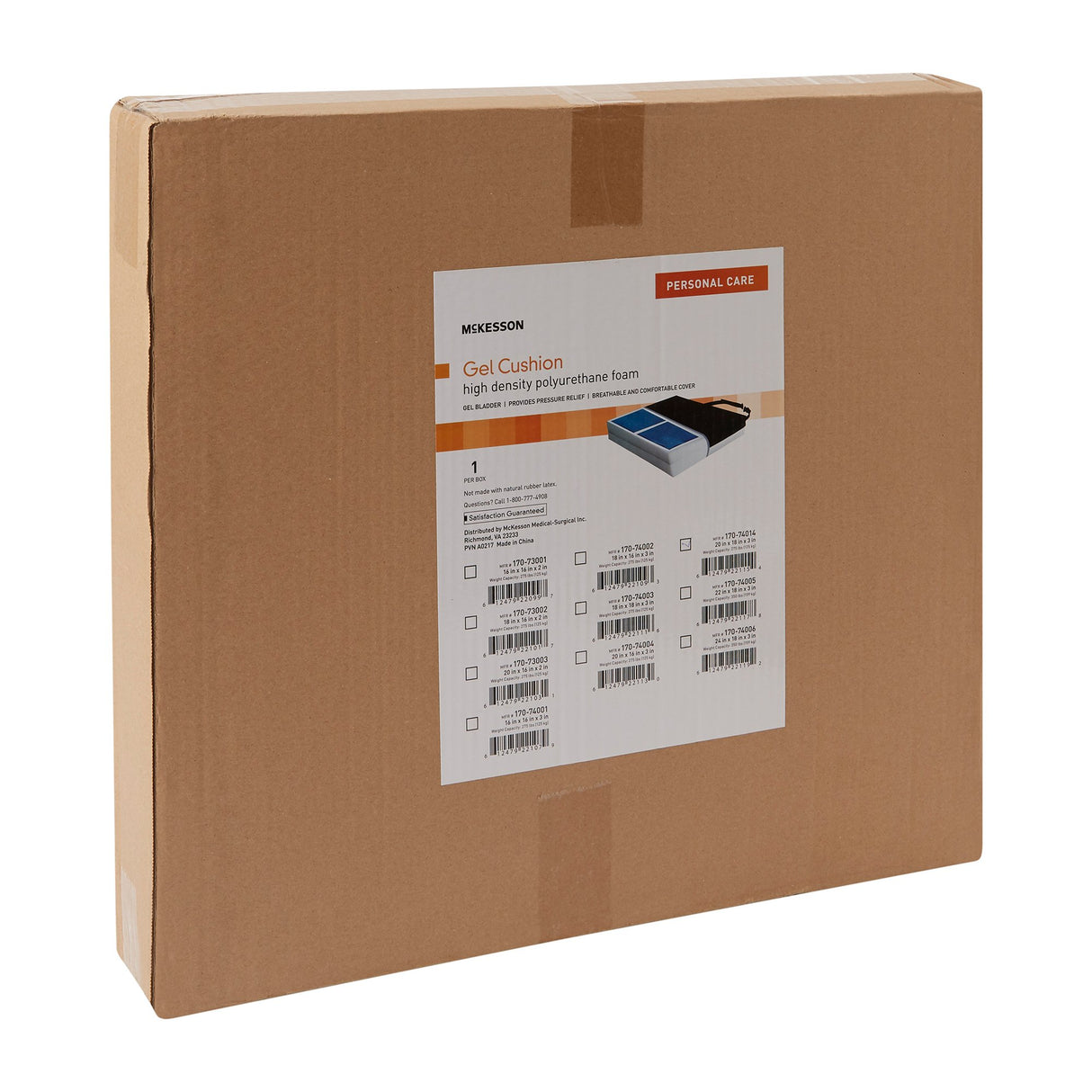 McKesson Gel Foam Seat Cushion for Pressure Sore Prevention - BeHope