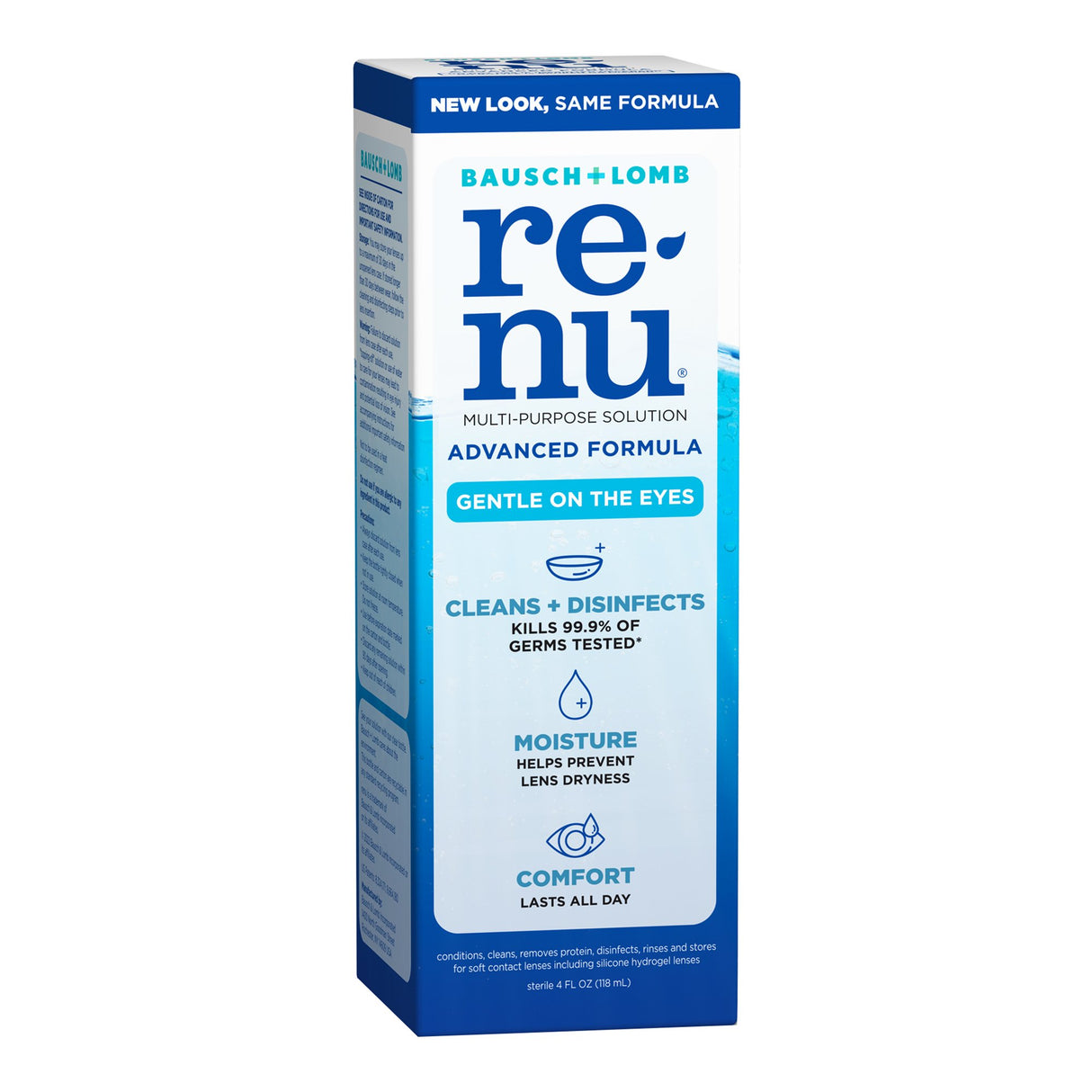 Contact Lens Solution Bausch + Lomb re'nu® Advanced Formula 4 oz. Solution - BeHope