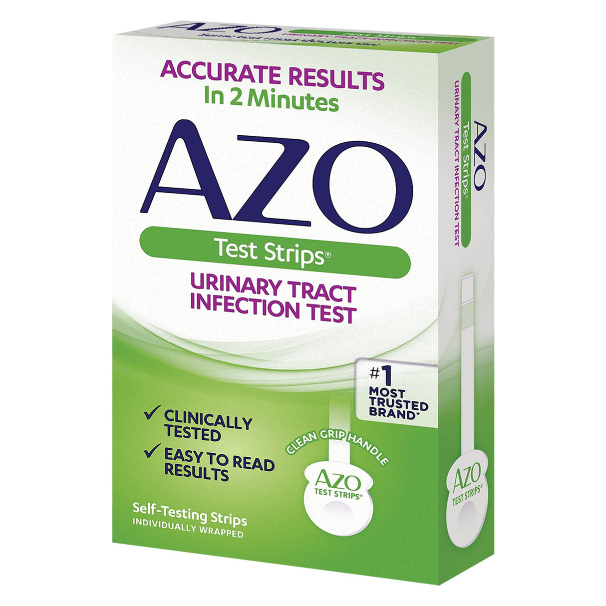 Urinalysis Test Kit AZO Test Strips® Urinary Tract Infection Detection 3 Tests CLIA Waived - BeHope