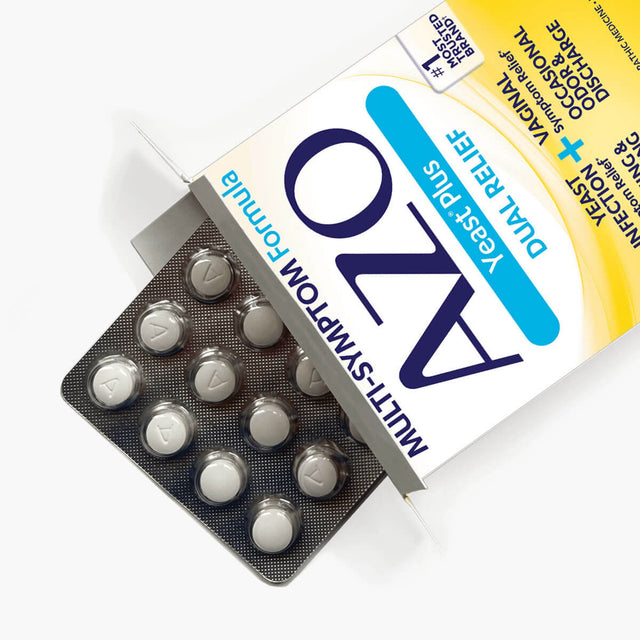 Vaginal Antifungal Azo Yeast® Plus Homeopathic Tablets - BeHope