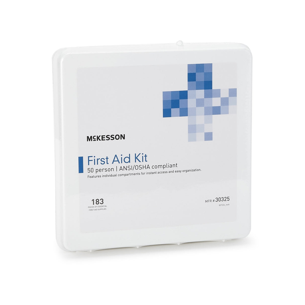 First Aid Kit McKesson 50 Person Plastic Case - BeHope