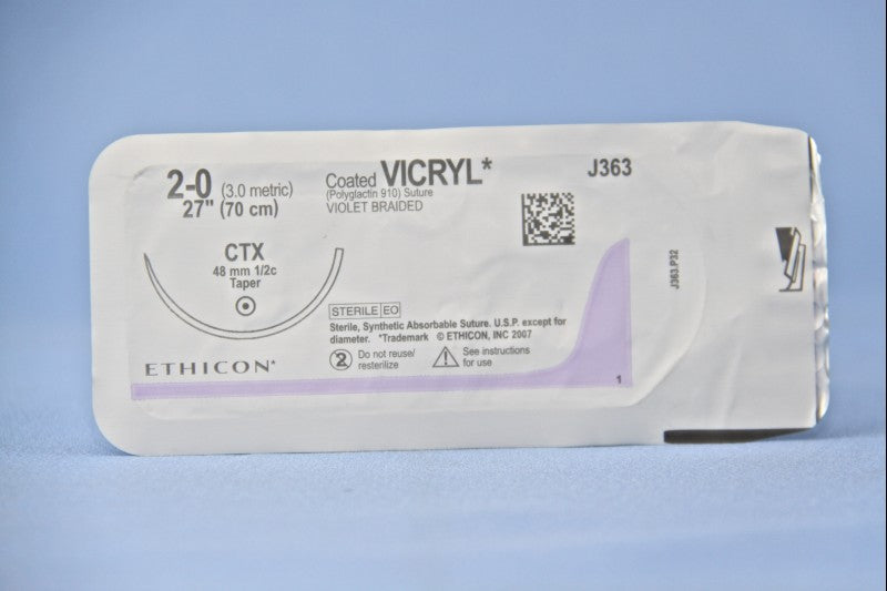 Absorbable Suture With Needle Coated Vicryl™ Polyglactin 910 for Soft Tissue - BeHope