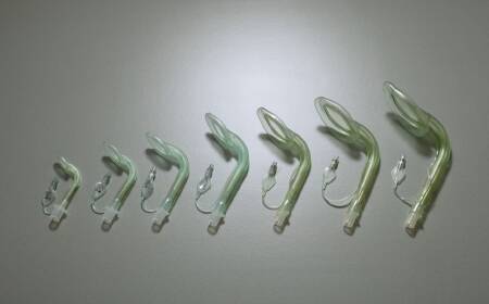 Curved Laryngeal Mask Set AuraOnce™ Size 5 40 mL Cuff PP / PVC / Silicone Single Patient Use Sterile - BeHope
