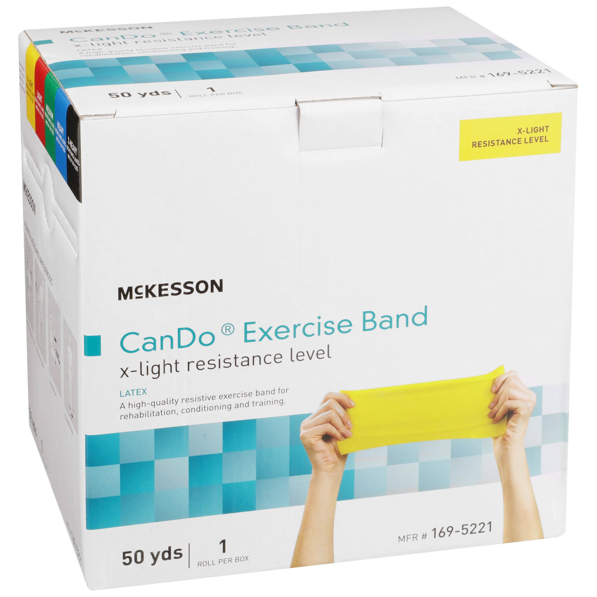 Exercise Resistance Band Mckesson Cando® High-Quality for Rehabilitation and Training - BeHope