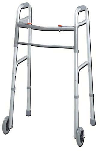 Easy-release 2 Button Walker Youth W/3 Wheels - BeHope