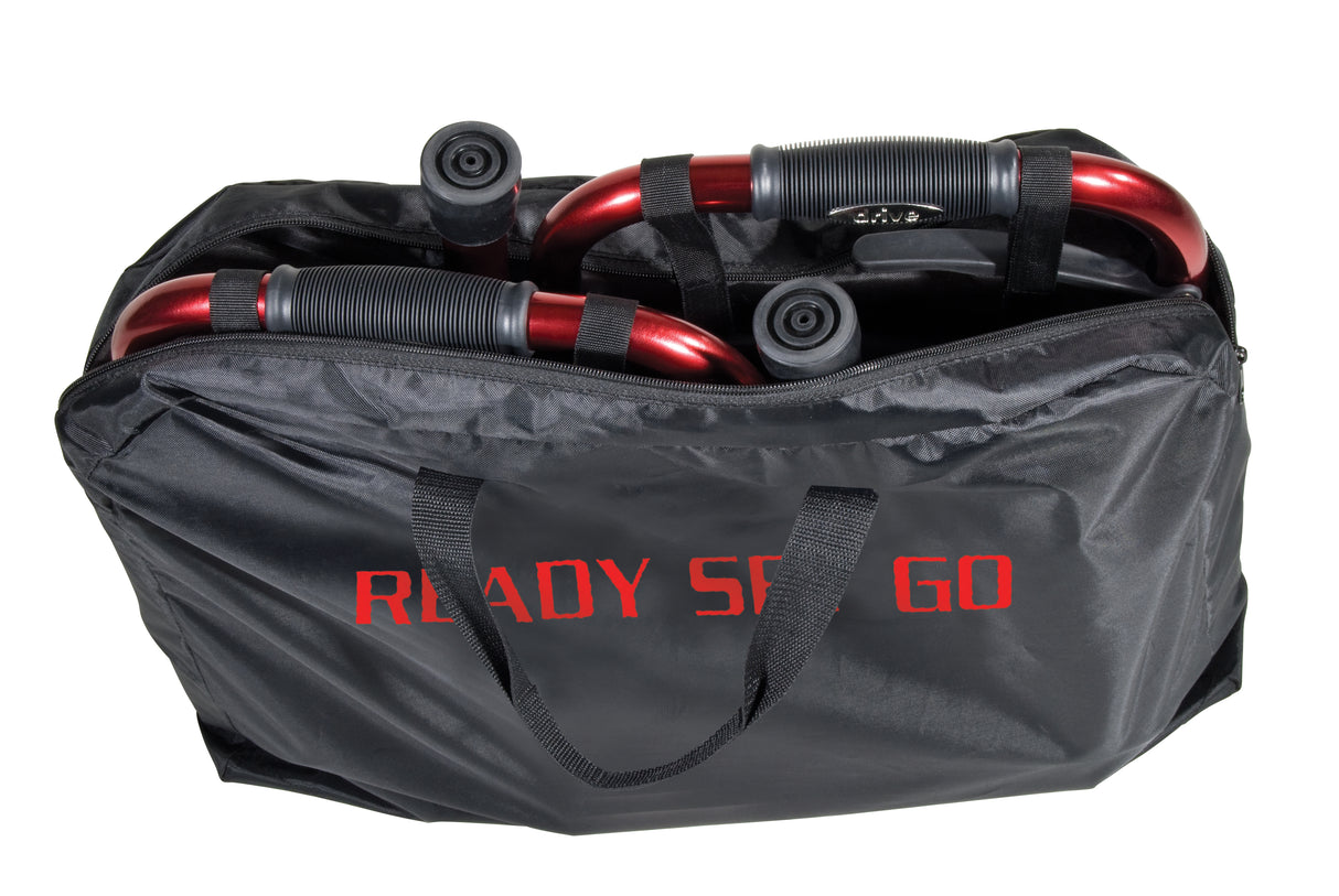 Deluxe Folding Travel Walker Red - BeHope