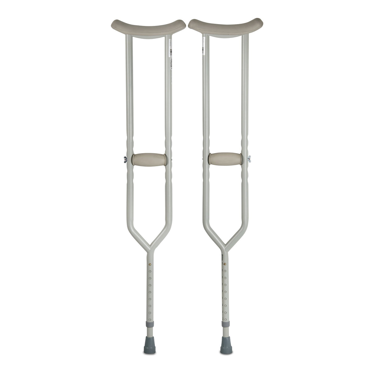 Bariatric Underarm Crutches McKesson Adult 5 Foot 2 Inch to 5 Foot 10 Inch User Height Steel Frame 500 lbs. Weight Capacity - BeHope