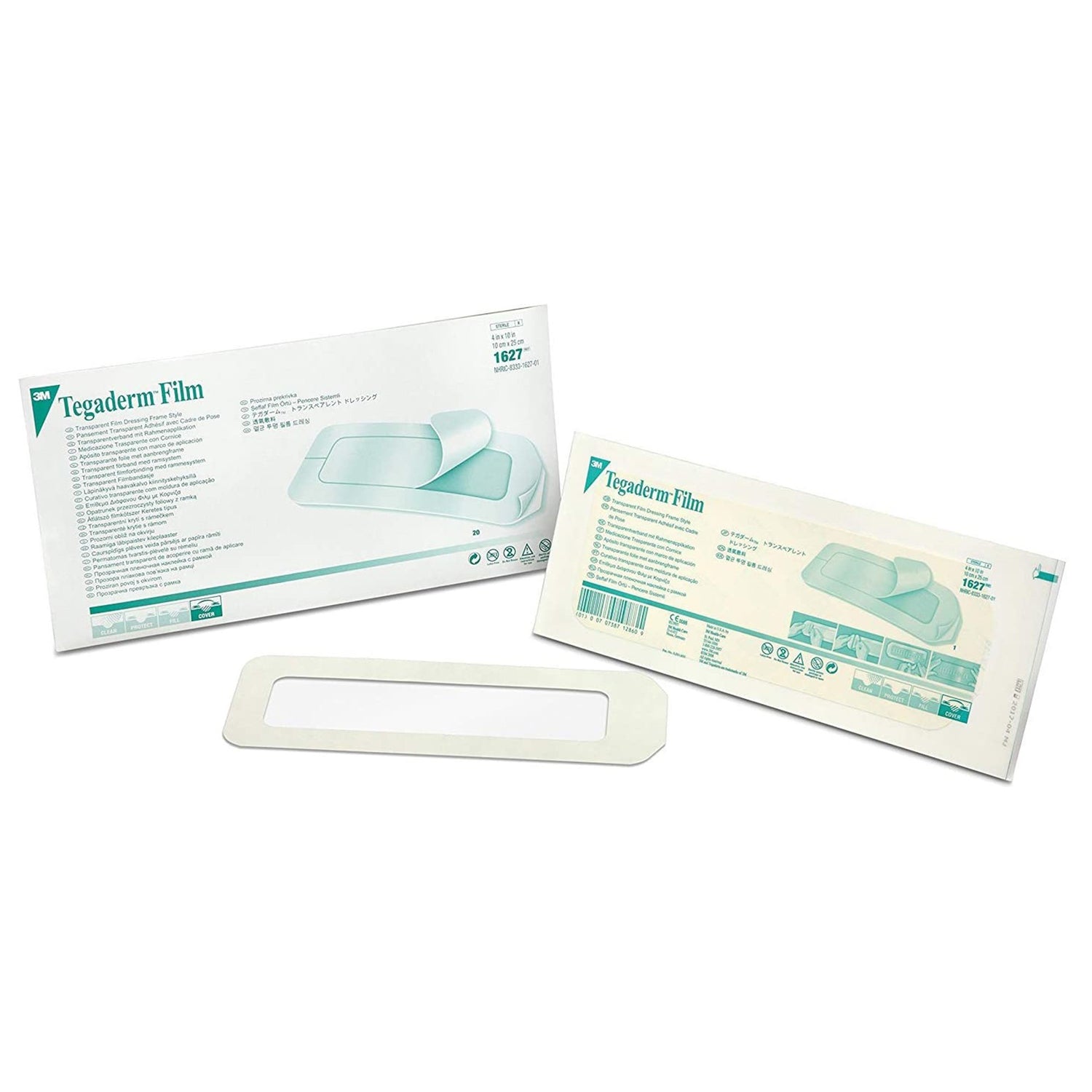 Transparent Film Dressing 3M™ Tegaderm™ 4 X 10 Inch Frame Style Delivery Rectangle Sterile - BeHope