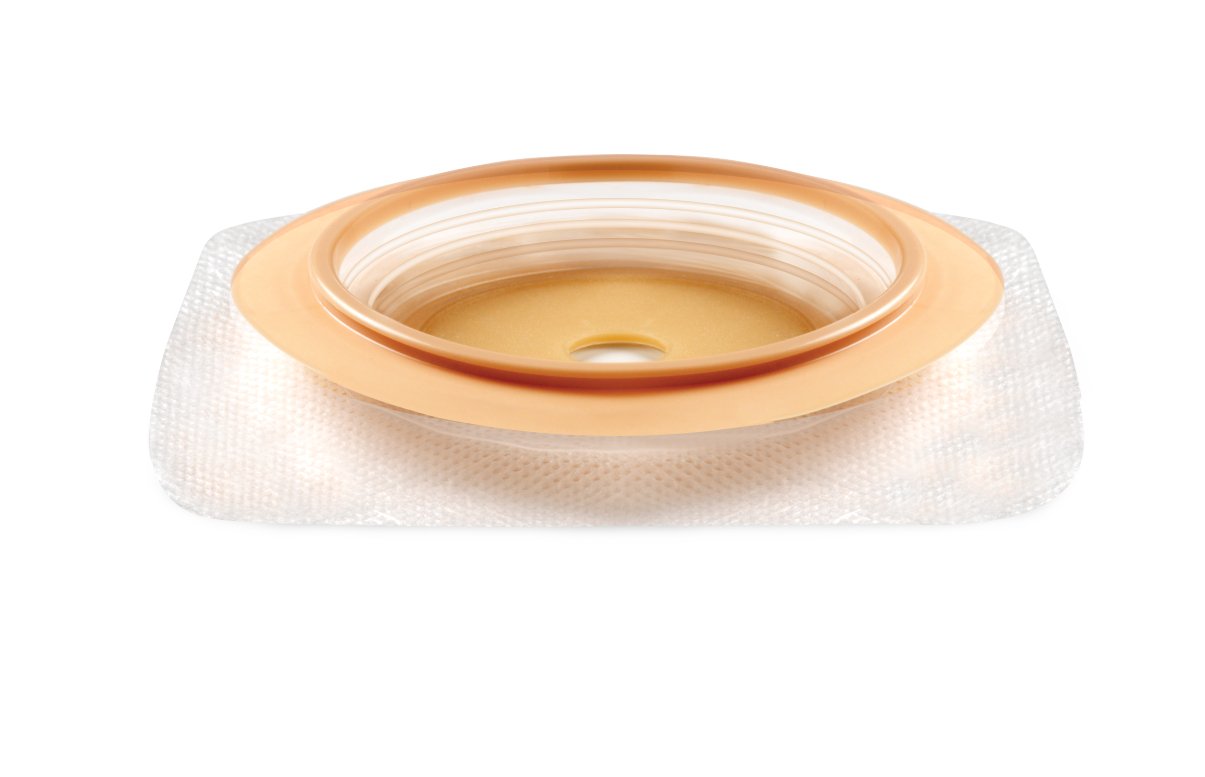 Ostomy Barrier Natura™ Trim to Fit Durahesive® Adhesive 70 mm Flange Hydrocolloid Up to 48 mm Opening 2-3/4 X 2-3/4 Inch - BeHope