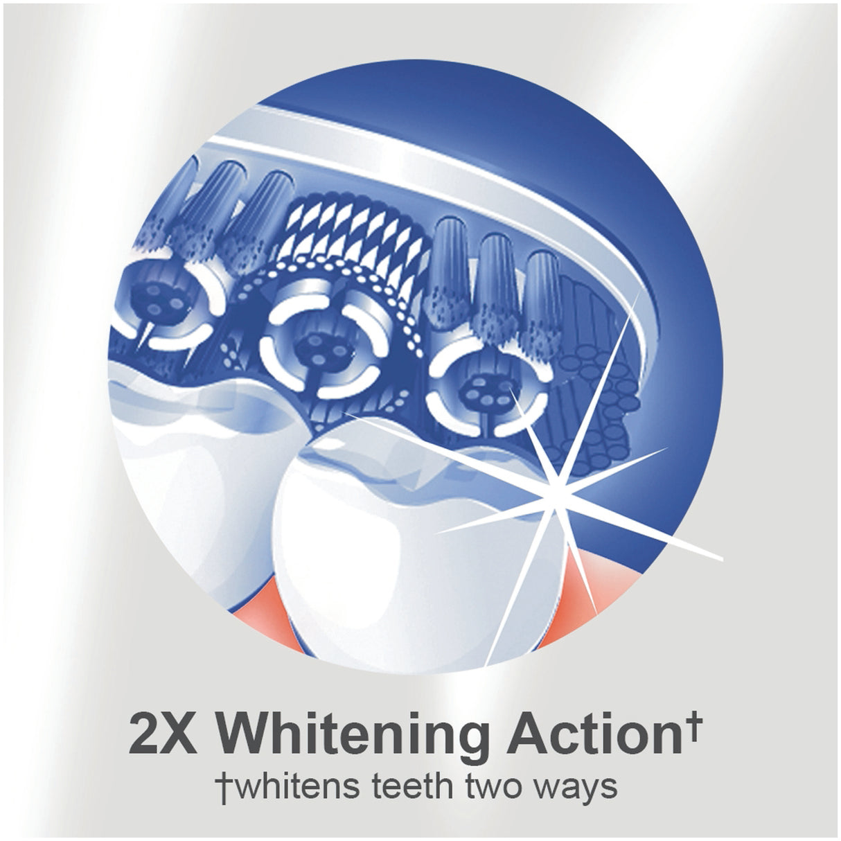 Toothbrush Colgate® 360 Optic White® Gray Adult Soft - BeHope