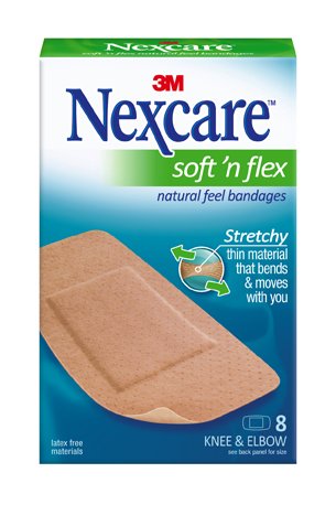 Adhesive Strip Nexcareâ„¢ Soft 'n Flex Fabric Tan 2 X 4 Inch Sterile - BeHope