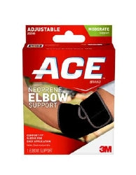 Elbow Support 3M™ Ace™ One Size Fits Most Pull-On Sleeve Left or Right Elbow Black - BeHope