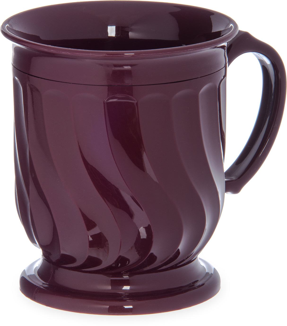 8 oz. Plastic Mug Dinex® Cranberry Red Reusable - BeHope