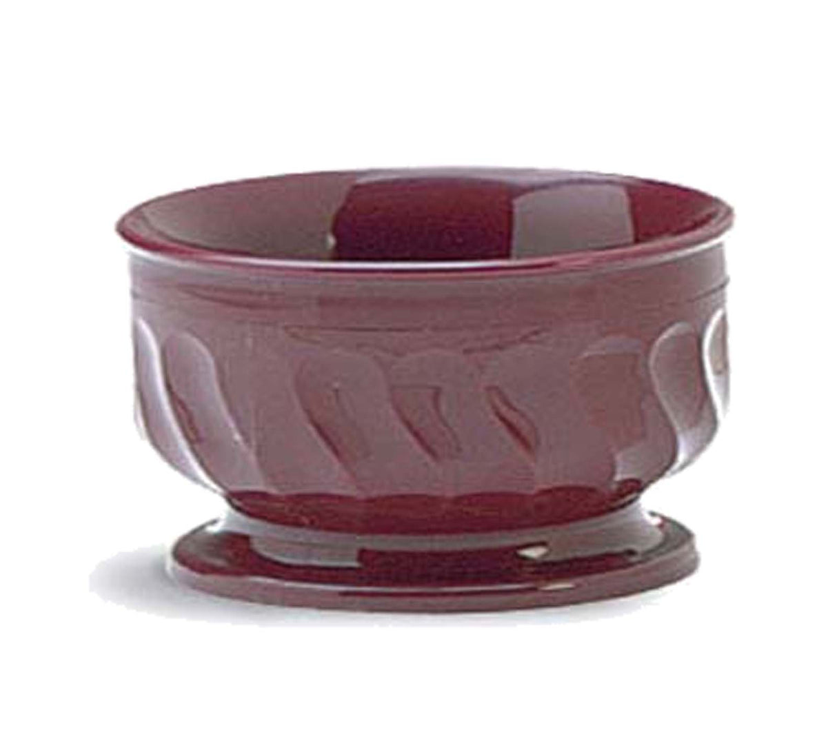 9 oz. Plastic Bowl Dinex® Cranberry Red Reusable - BeHope