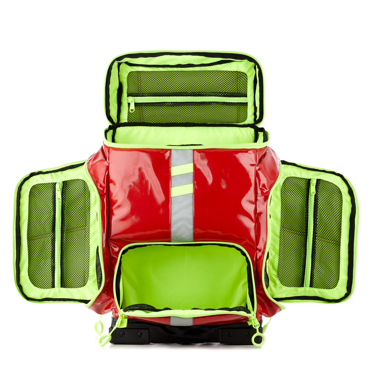 EMS Backpack G3 Clinician Red Urethane-Coated Tarpaulin 7 X 17 X 20 Inch - BeHope