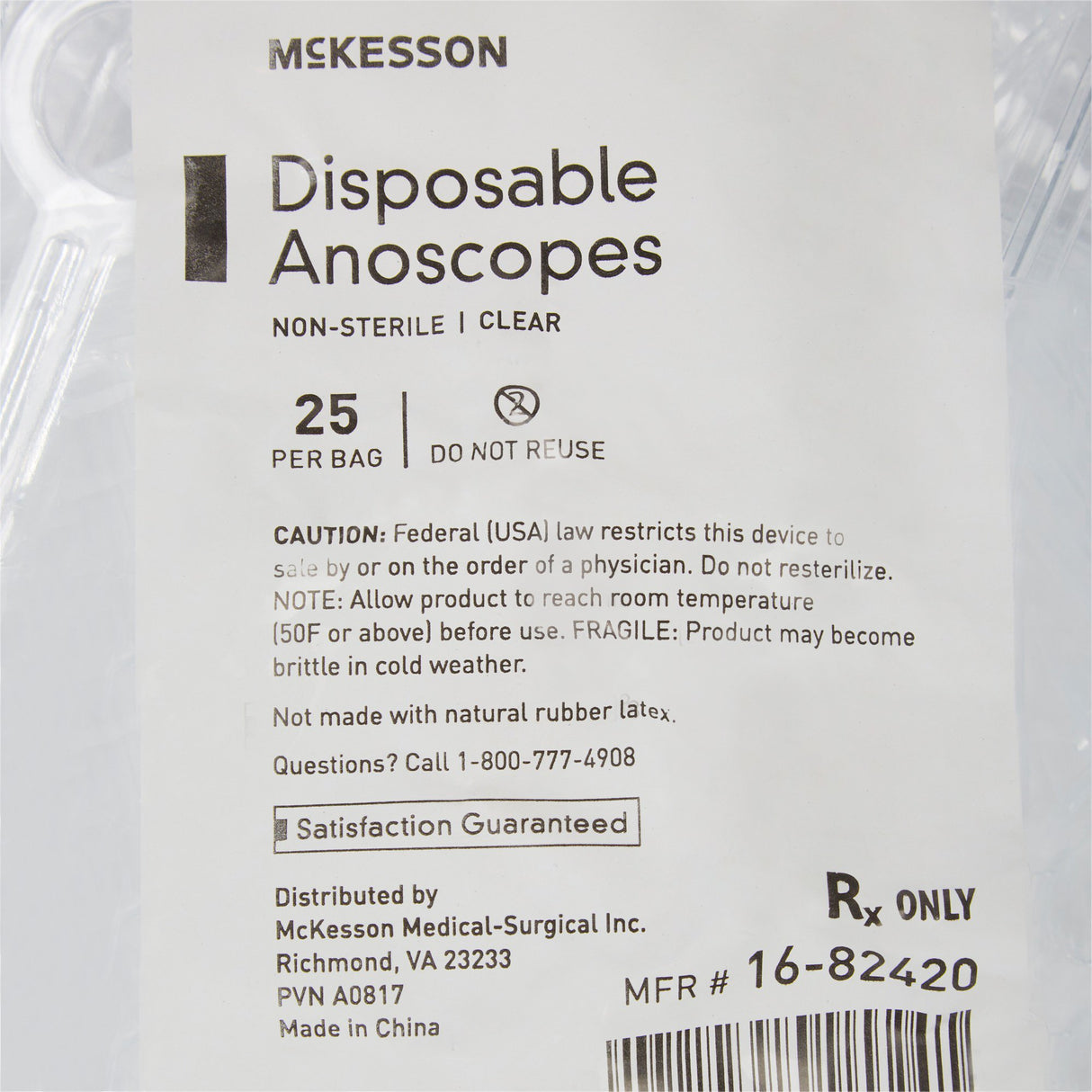 McKesson Disposable Plastic Anoscope Rotating Style Without Light - BeHope
