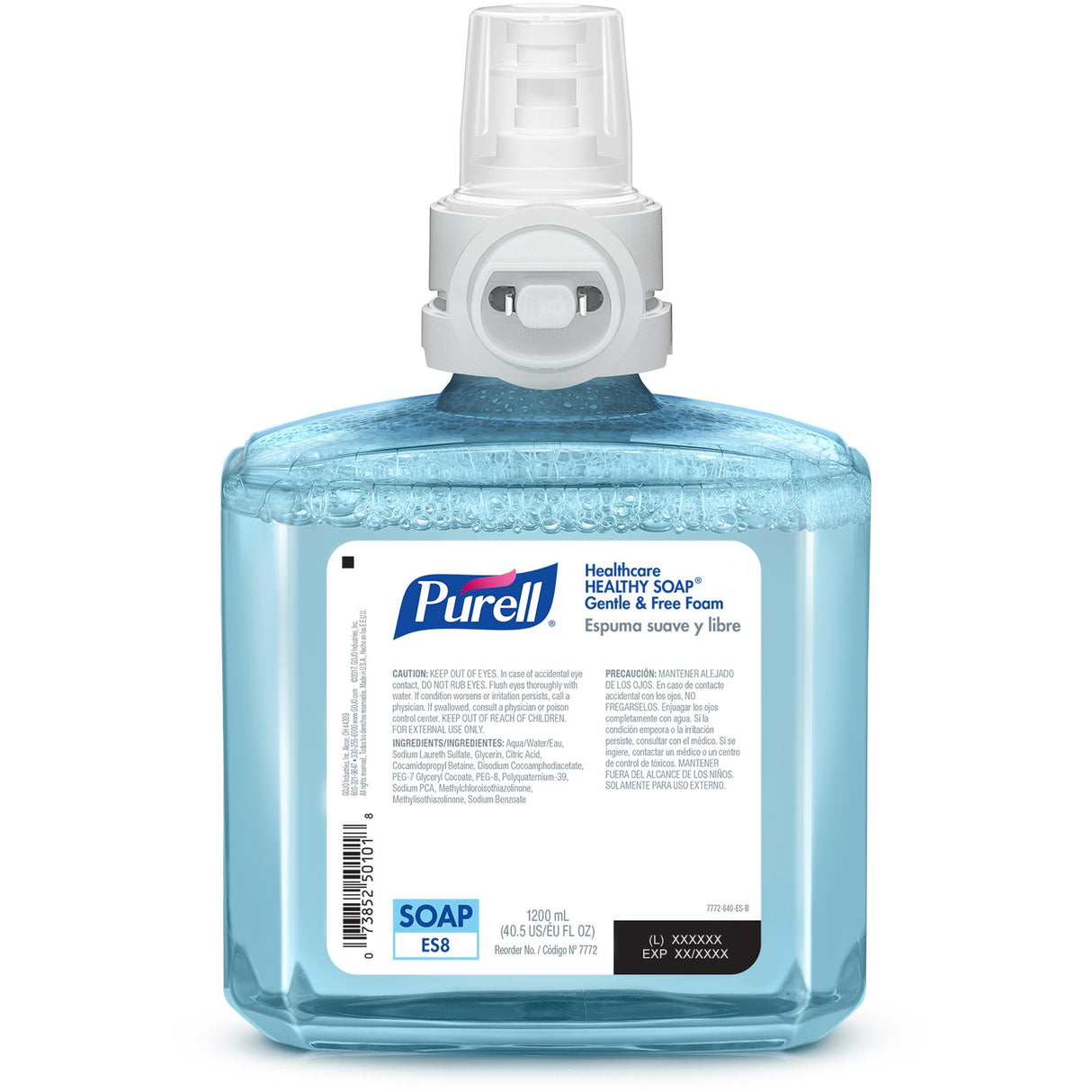 Soap Purell® Healthy Soap® Gentle & Free Foaming 1,200 mL Dispenser Refill Bottle Unscented - BeHope