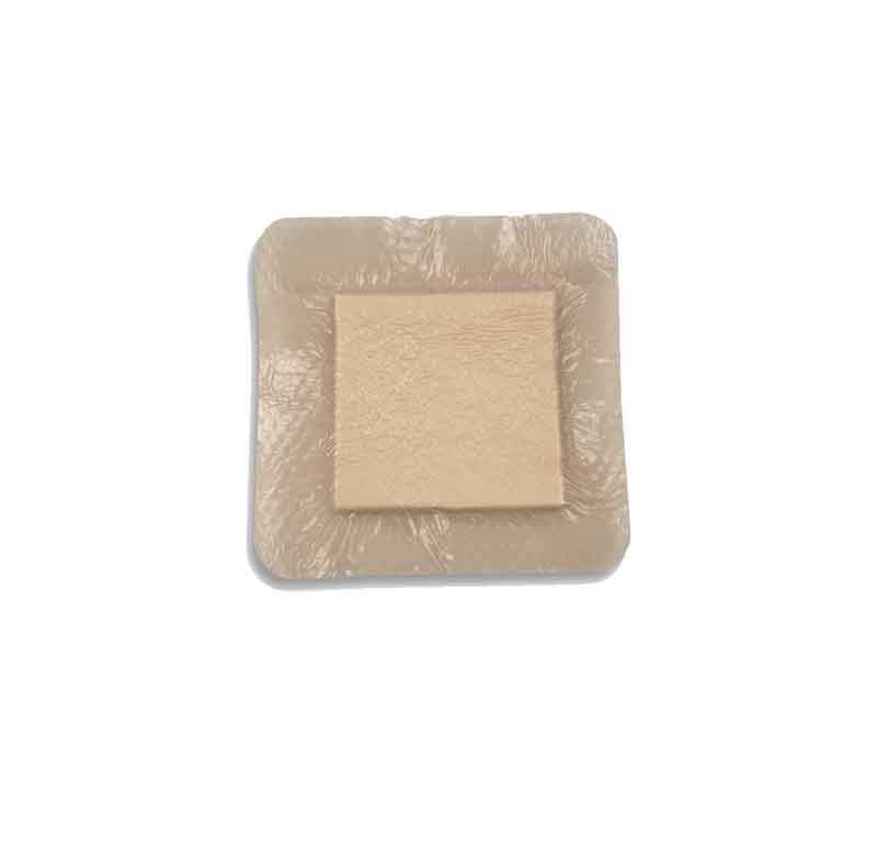 Silver Foam Dressing SiliGentleâ„¢ AG 4 X 4 Inch Square Sterile - BeHope
