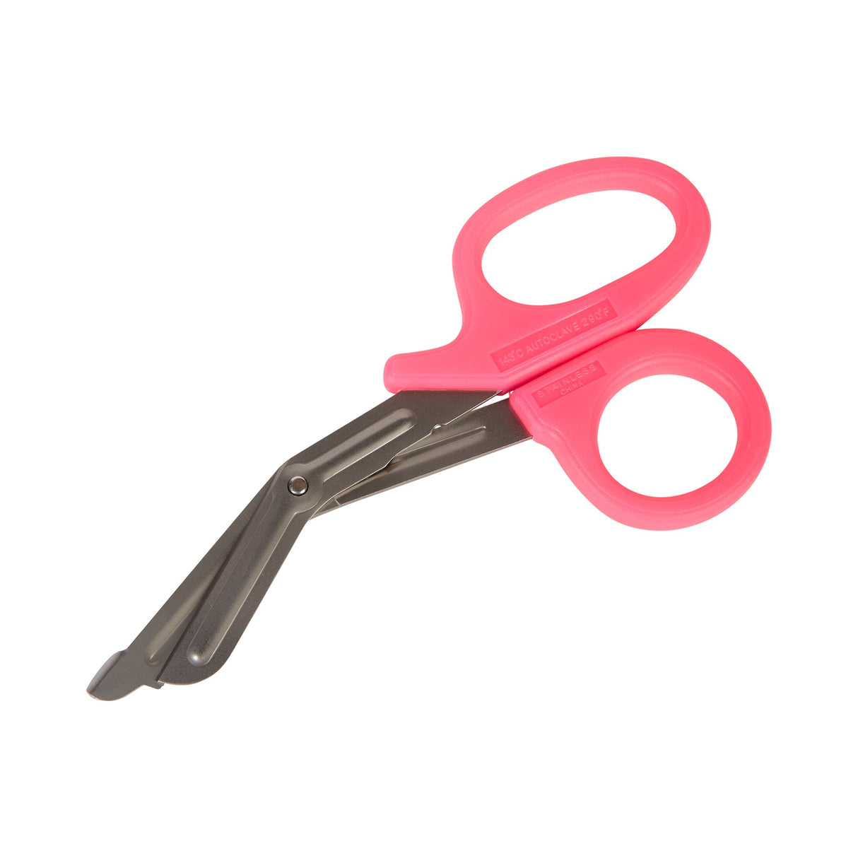 Trauma Shears McKesson Medicut™ Pink 7-1/4 Inch Length Medical Grade Stainless Steel NonSterile Finger Ring Handle Blunt Tip / Blunt Tip - BeHope