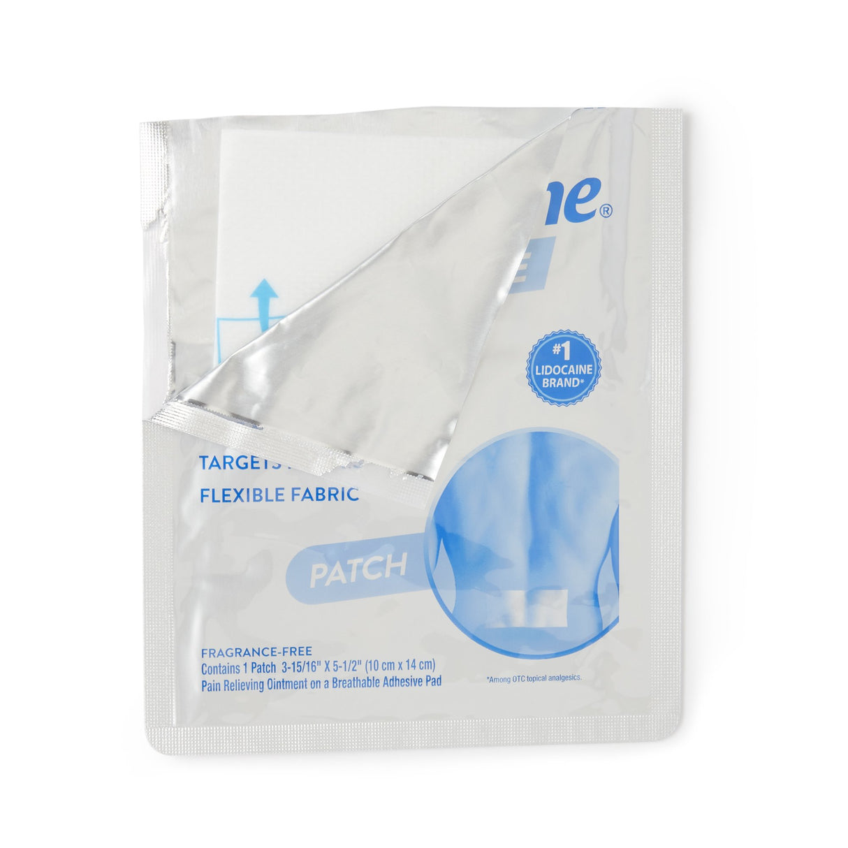 Topical Pain Relief Aspercreme® 4% Strength Lidocaine Patch 5 per Box - BeHope