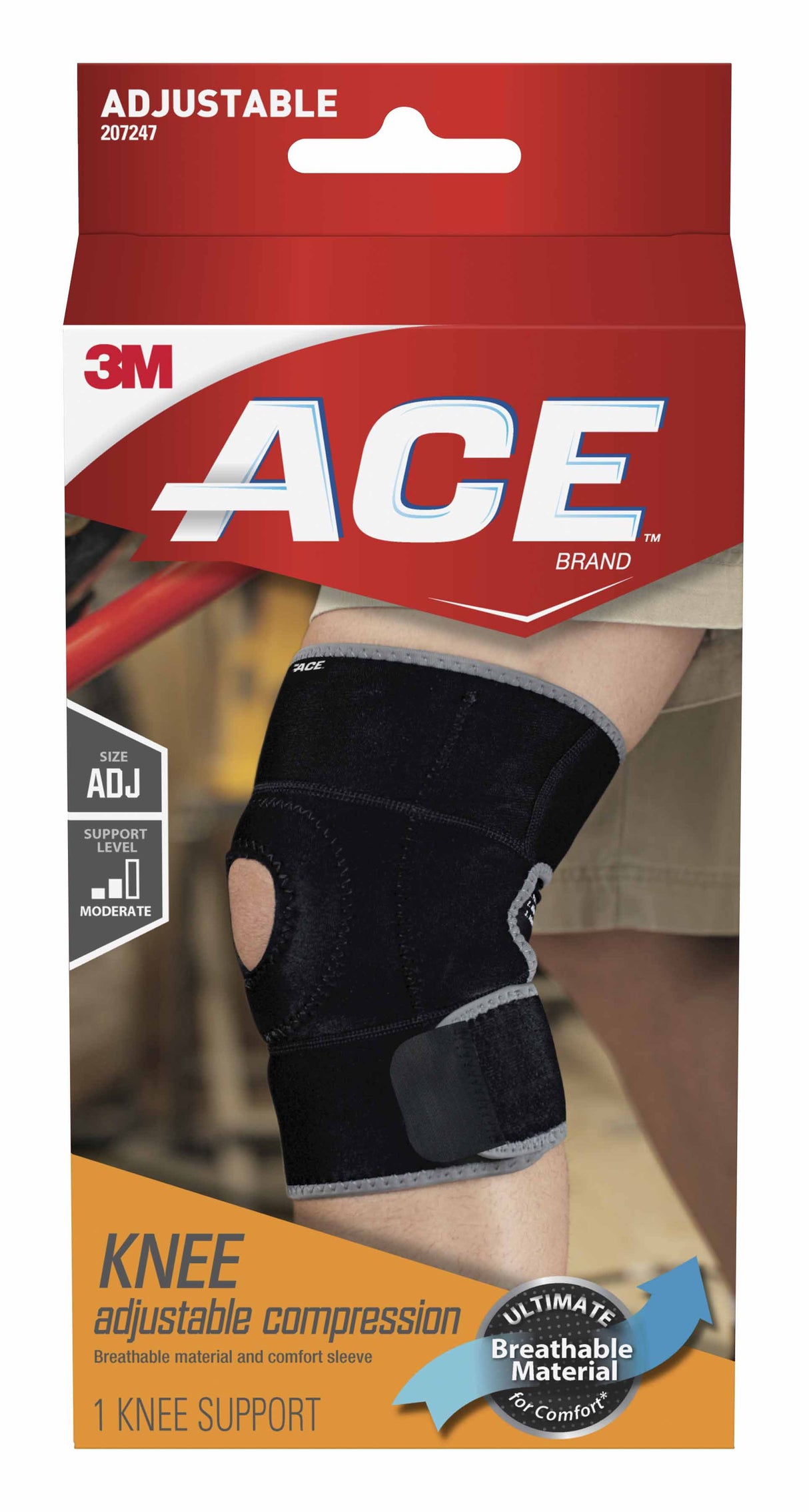 Knee Brace ACE™ One Size Fits Most Left or Right Knee - BeHope