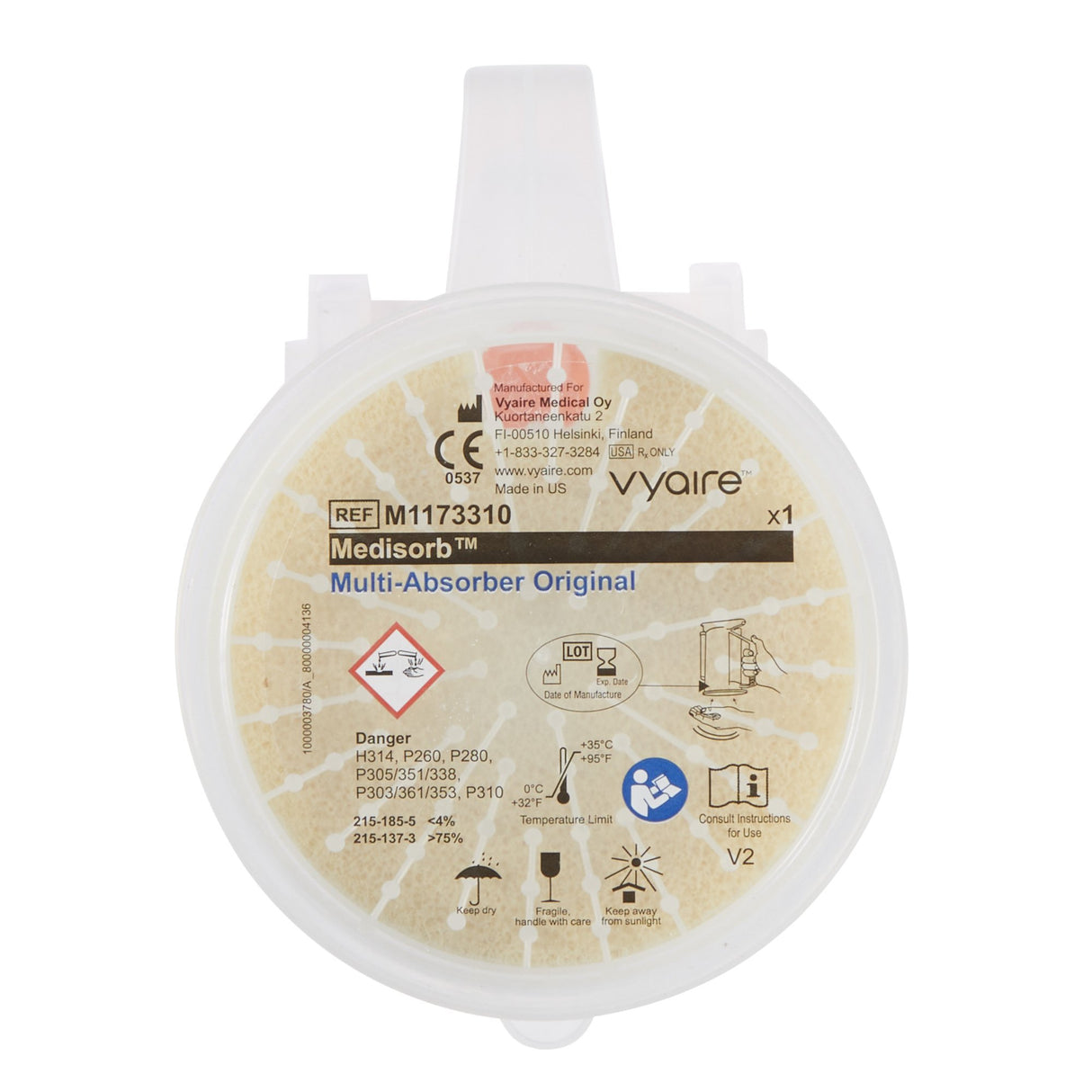 Medisorb® Original CO2 Absorbent Canister for Respiratory Support - BeHope