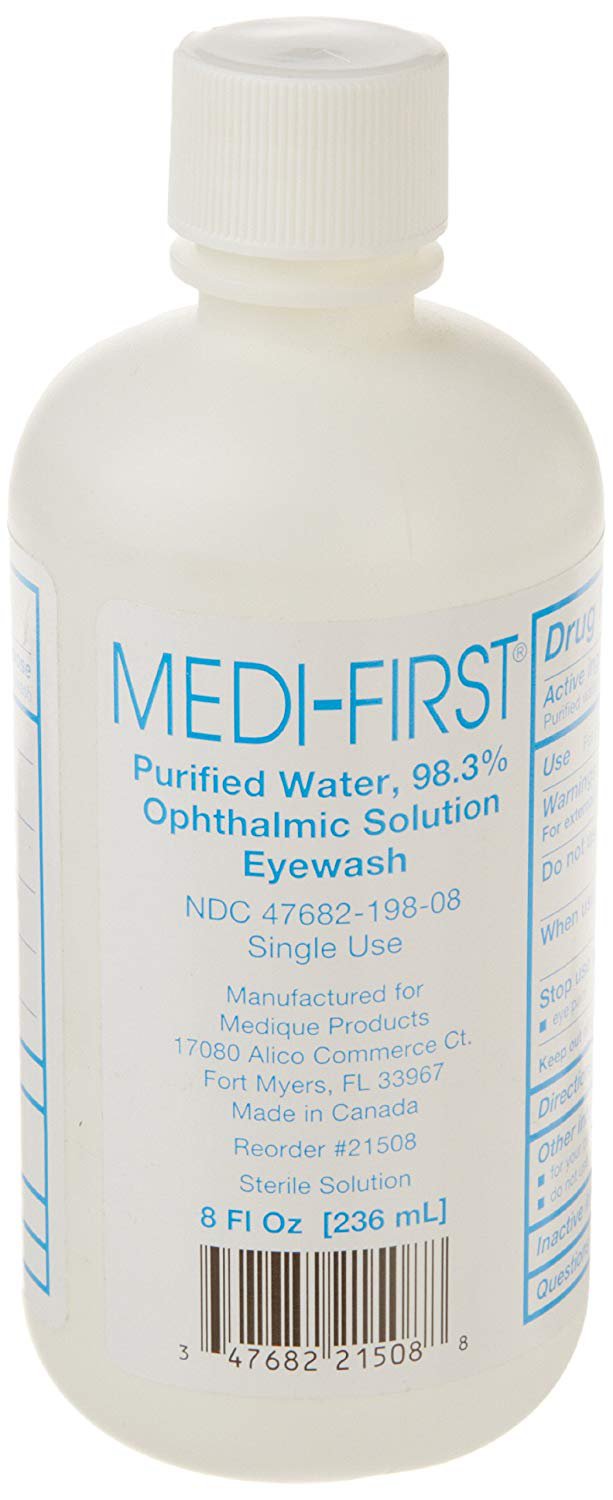 Eye Wash Medi-First® 8 oz. Eye Drops - BeHope