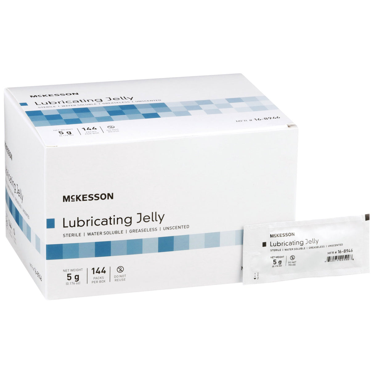 Lubricating Jelly McKesson 5 Gram Individual Packet Sterile - BeHope