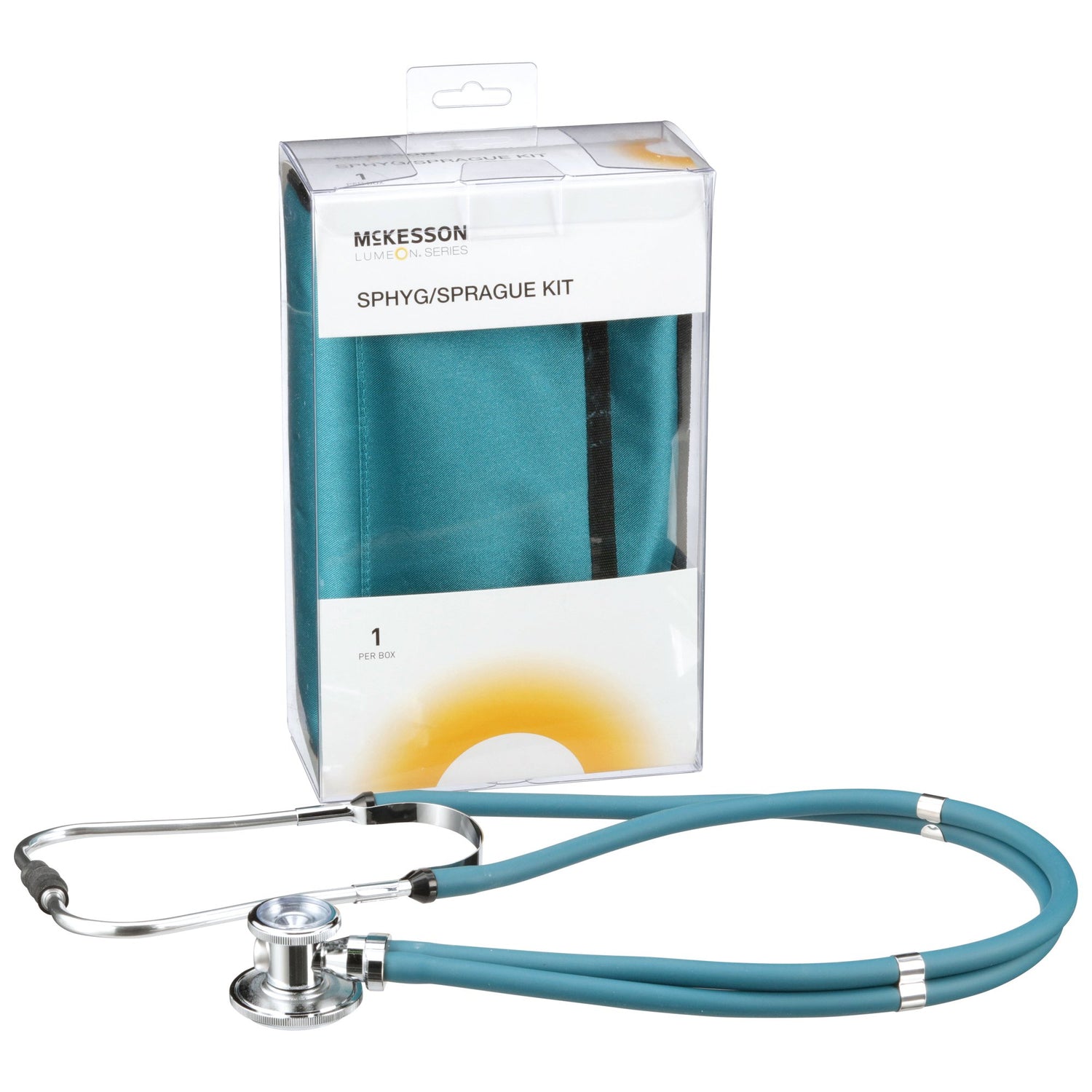 Reusable Aneroid / Stethoscope Set McKesson Brand 23 to 33 cm Adult Cuff Dual Head Sprague Stethoscope Pocket Aneroid - BeHope