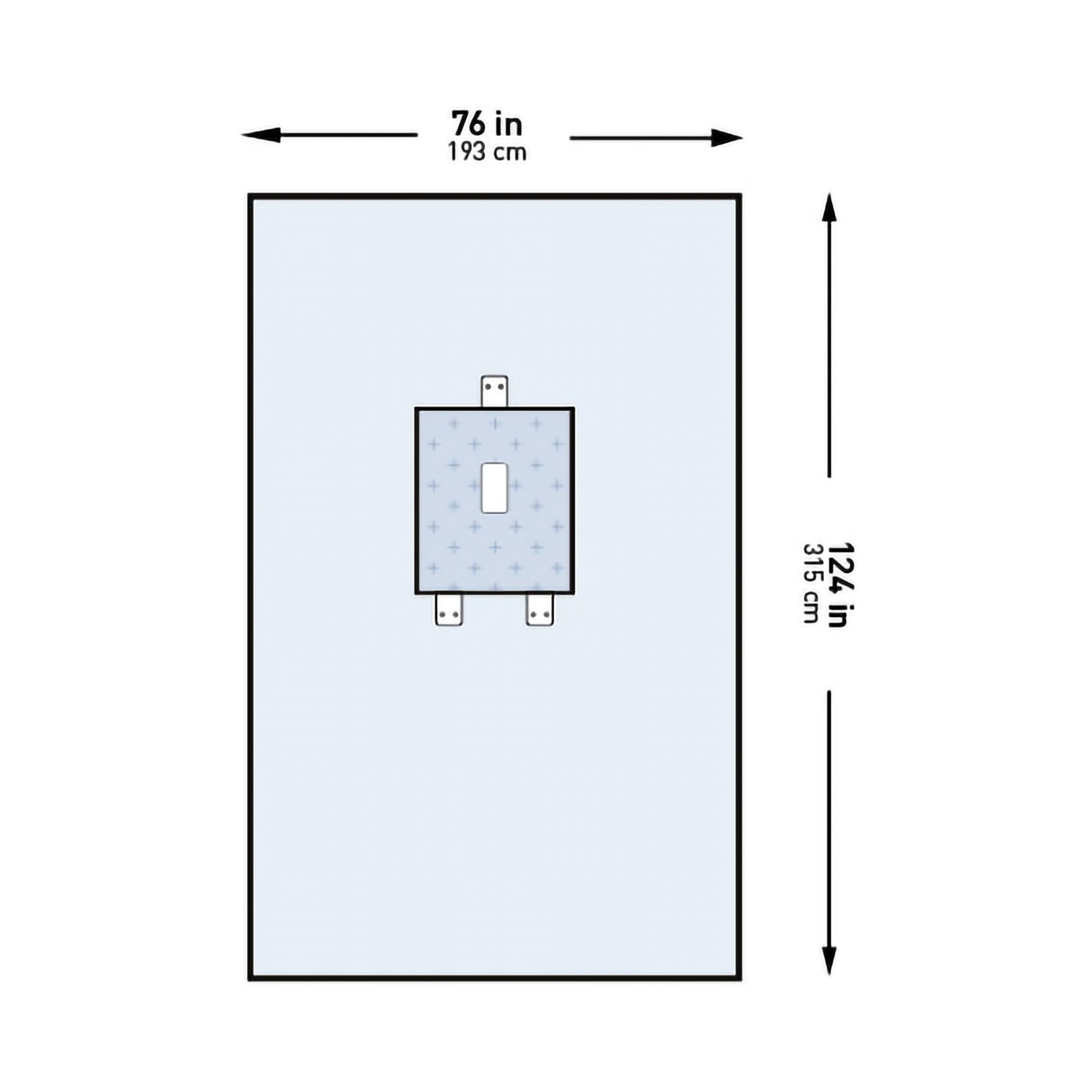 Abdominal Drape McKesson Pediatric Laparotomy Drape 76 W X 124 L Inch Sterile - BeHope