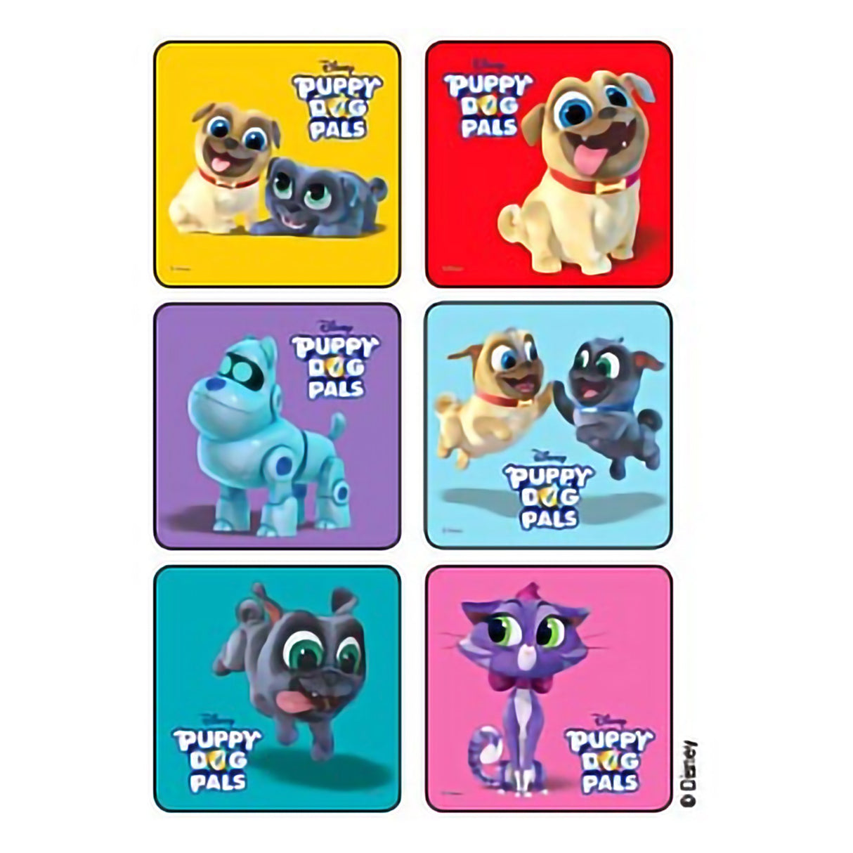 Kids Love Stickers® 75 per Pack Puppy Dog Pals Sticker 2-1/2 Inch - BeHope