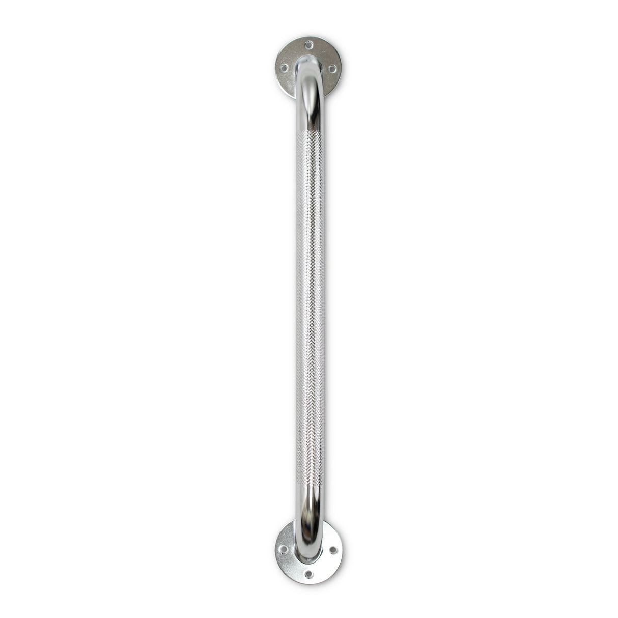 Wall Grab Bar McKesson Chrome Finish Knurled Steel - BeHope