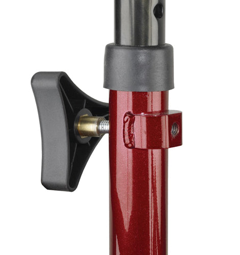 Rollator Aluminum W/adj. Seat Height Red - BeHope