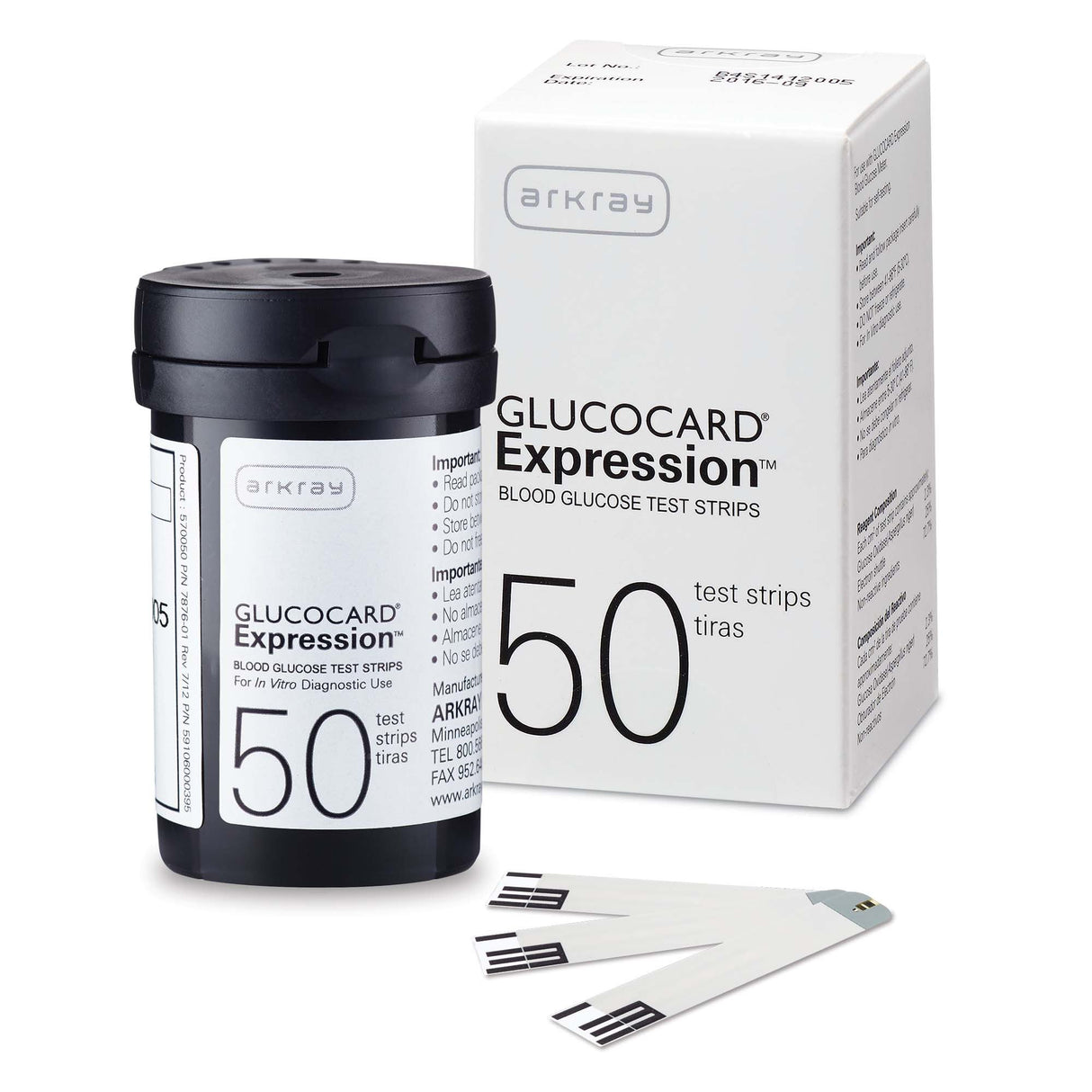 Blood Glucose Test Strips Glucocard® 50 Strips per Pack - BeHope