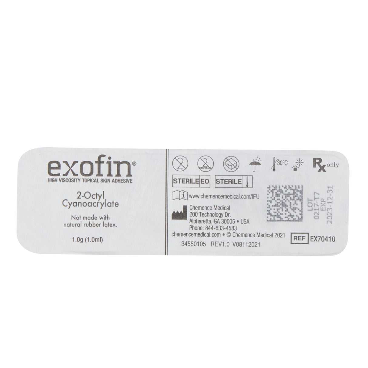 Skin Tissue Adhesive Exofin® High Viscosity 2-Octyl Cyanoacrylate - BeHope