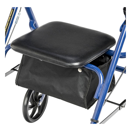 4 Wheel Steel Rollator W/7� Casters & Basket- Loop-blue - BeHope