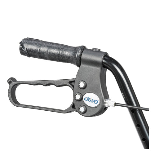 4 Wheel Steel Rollator W/7� Casters & Basket- Loop-blue - BeHope