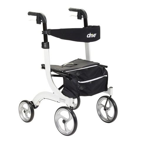 Nitro Rollator Black With 10 Casters - BeHope