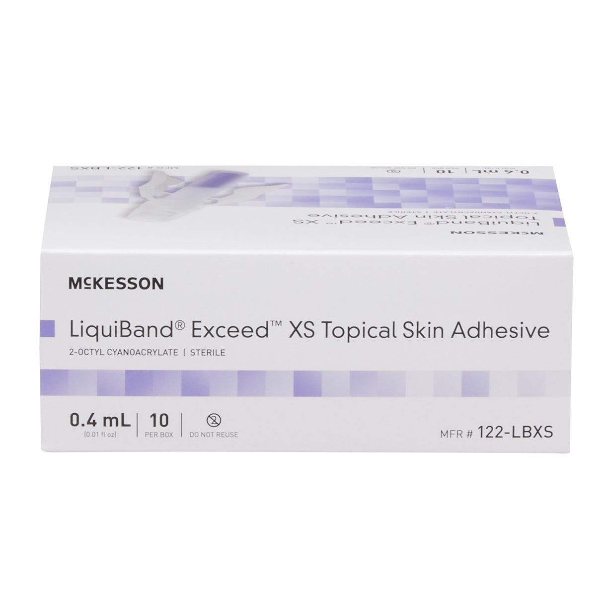 Skin Adhesive McKesson LiquiBand® Exceed™ XS 0.4 mL Liquid Precision and Dome Applicator Tip 2-Octyl Cyanoacrylate - BeHope