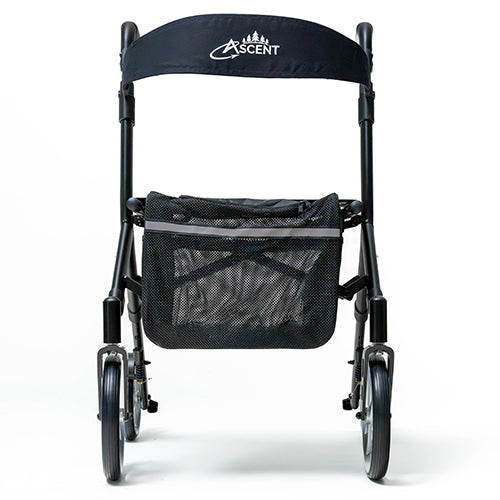 Ascent Euro-style Rollator Textured Black - BeHope