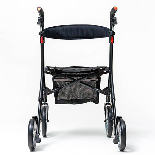 Ascent Euro-style Rollator Textured Black - BeHope