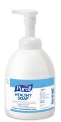 Antimicrobial Soap Purell® Foaming 18 oz. Pump Bottle Unscented - BeHope