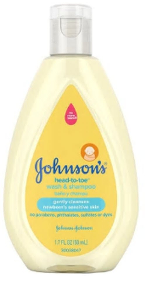 Baby Shampoo and Body Wash Johnson's® Baby Head-to-Toe® 1.7 oz. Flip Top Bottle Scented - BeHope