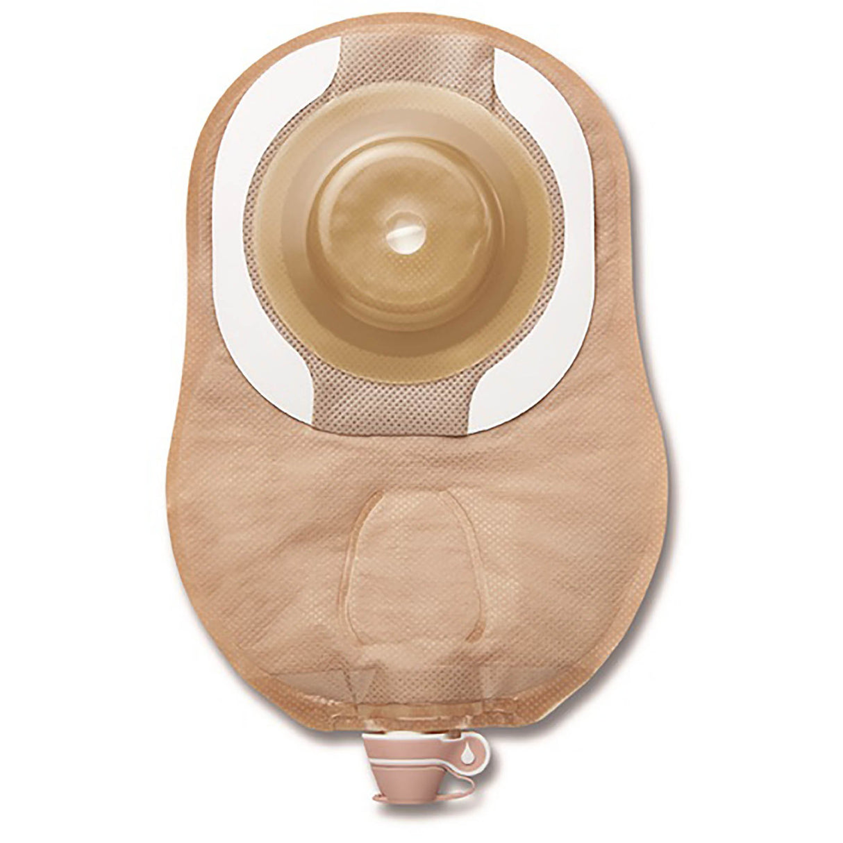 Urostomy Pouch CeraPlus™ One-Piece System 9 Inch Length Soft Convex, Trim to Fit Up to 2-1/8 Inch Stoma - BeHope