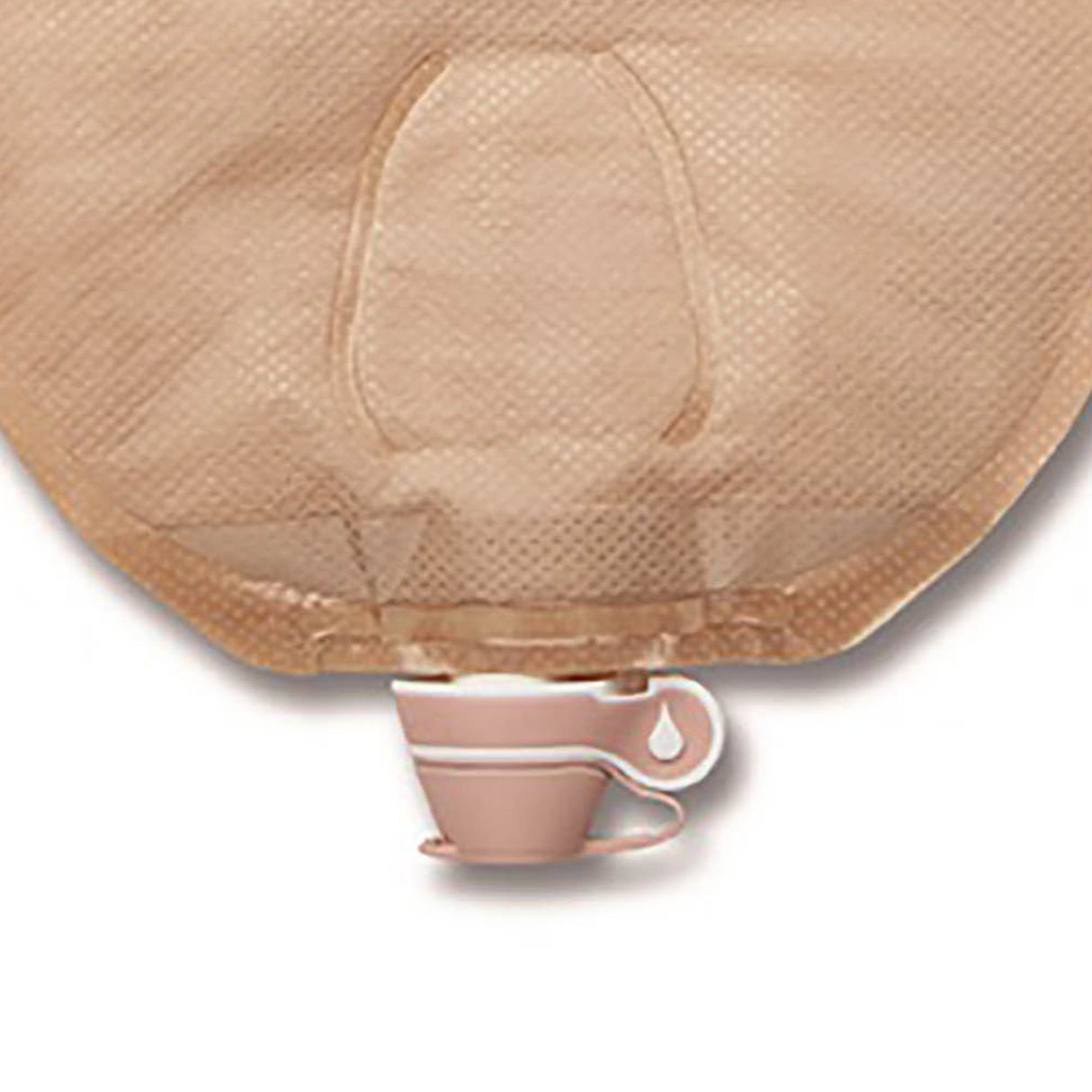 Urostomy Pouch CeraPlus™ One-Piece System 9 Inch Length Soft Convex, Trim to Fit Up to 2-1/8 Inch Stoma - BeHope