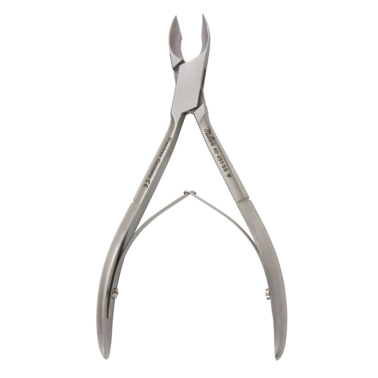 Tissue / Cuticle Nipper McKesson Convex Jaw 9.6 mm Tip X 5 Inch Length Stainless Steel - BeHope